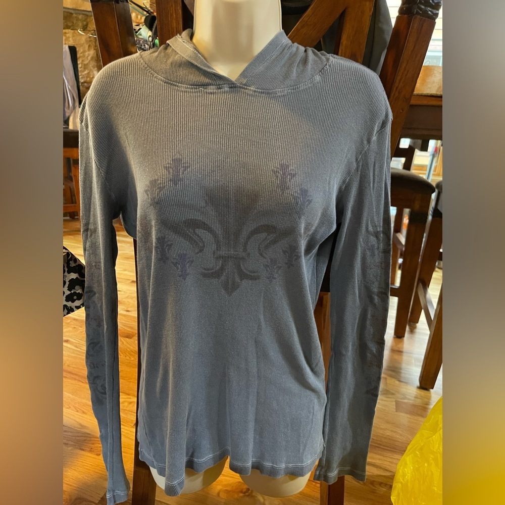Sledge blue hooded top XL